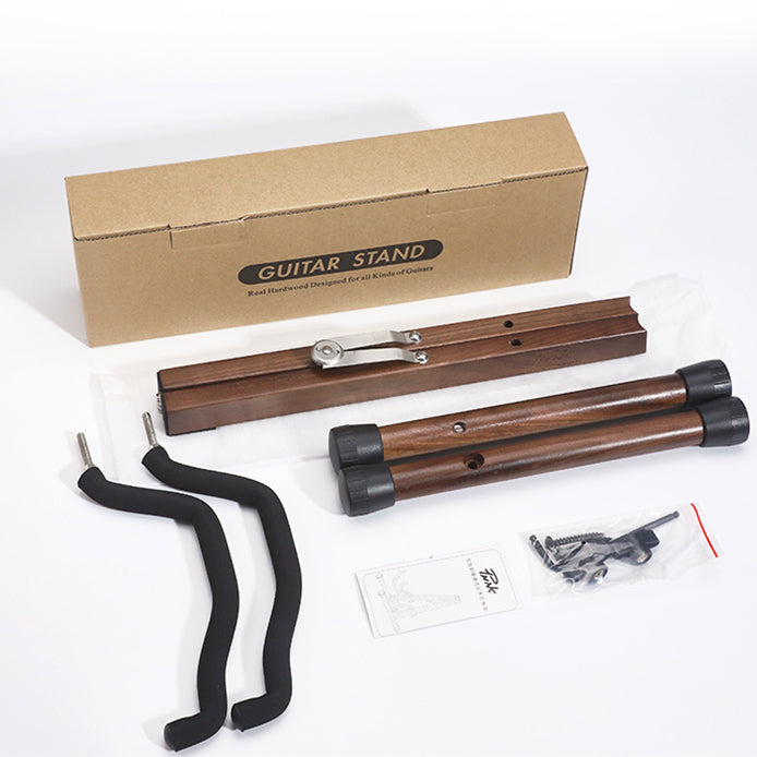 Solid Wood Guitar Stand for Acoustic, Classical, Electric, Violin & Ukulele | Universal Display Holder