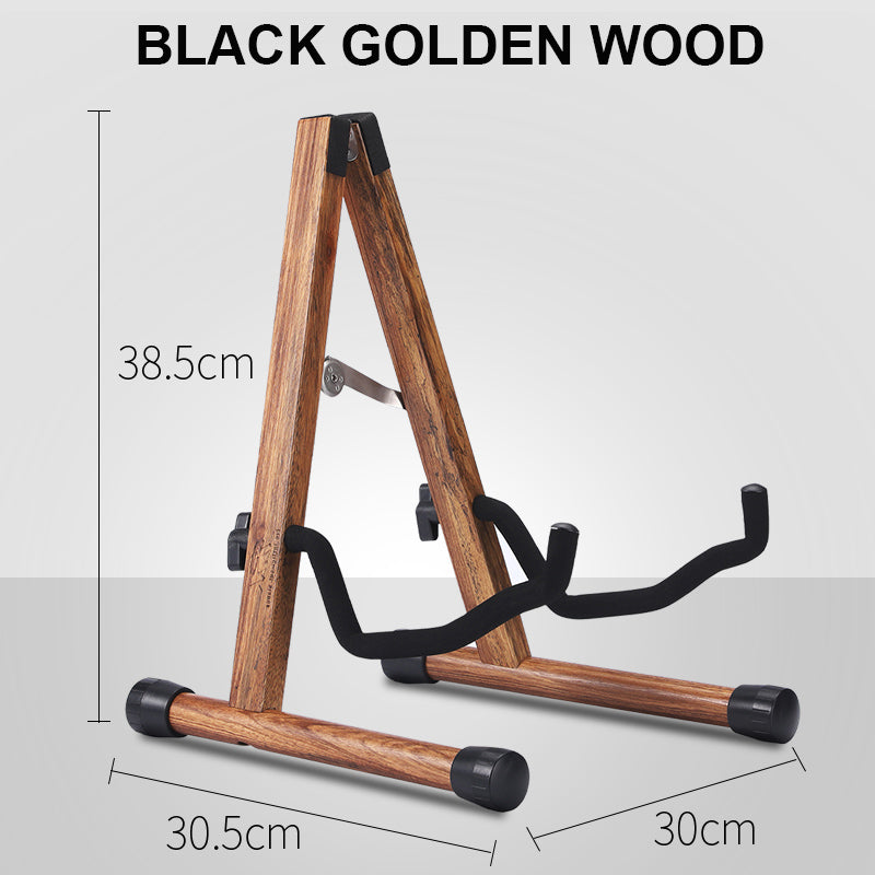 Solid Wood Guitar Stand for Acoustic, Classical, Electric, Violin & Ukulele | Universal Display Holder