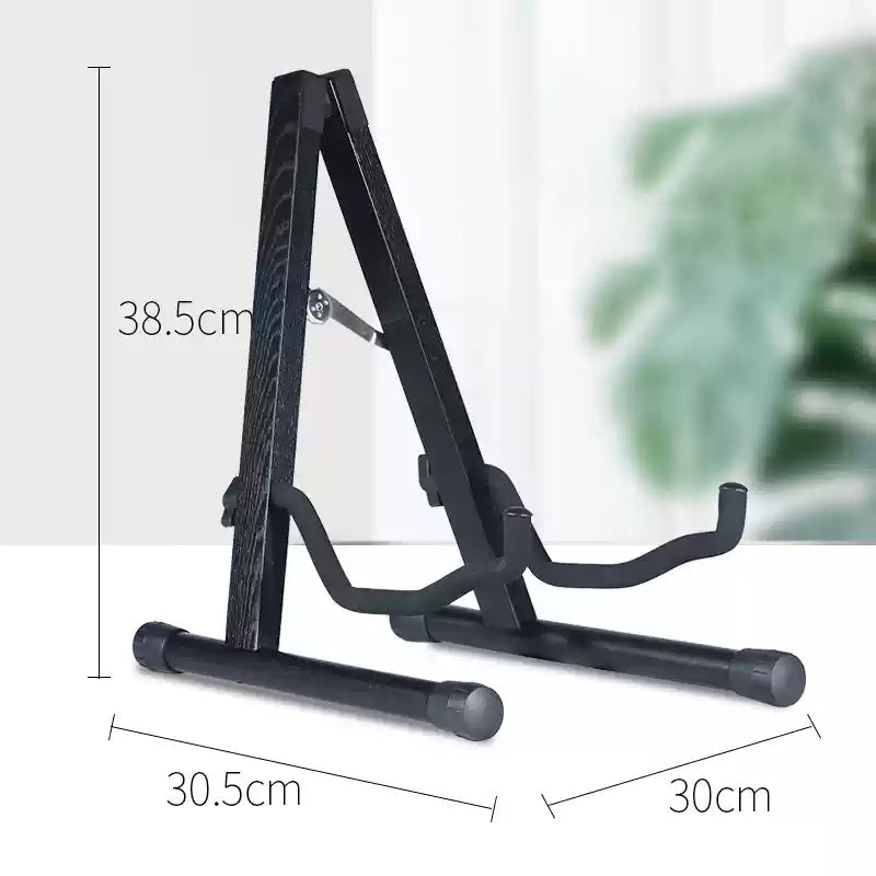 Solid Wood Guitar Stand for Acoustic, Classical, Electric, Violin & Ukulele | Universal Display Holder