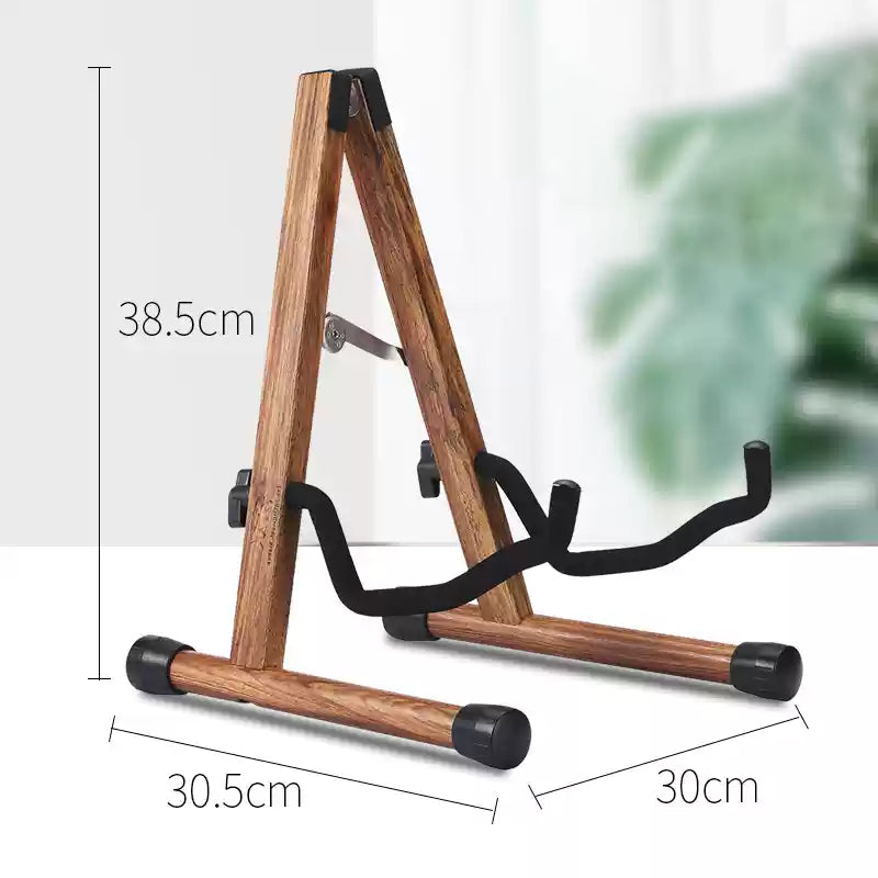 Solid Wood Guitar Stand for Acoustic, Classical, Electric, Violin & Ukulele | Universal Display Holder