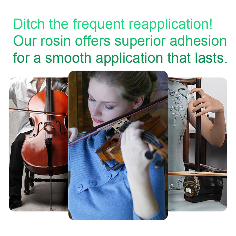 Strong Grip Universal Rosin for Violin, Viola & Cello – Easy Application, Long-Lasting Performance