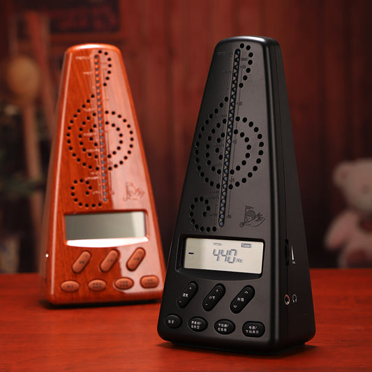 Metronome Tuner Tone Generator - Digital: 40-208 BPM, 12-TET, A4 435-445Hz Adjustable