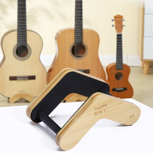 Universal Guitar Stand for Acoustic, Classical & Ukulele | Heavy-Duty, Portable Floor Stand