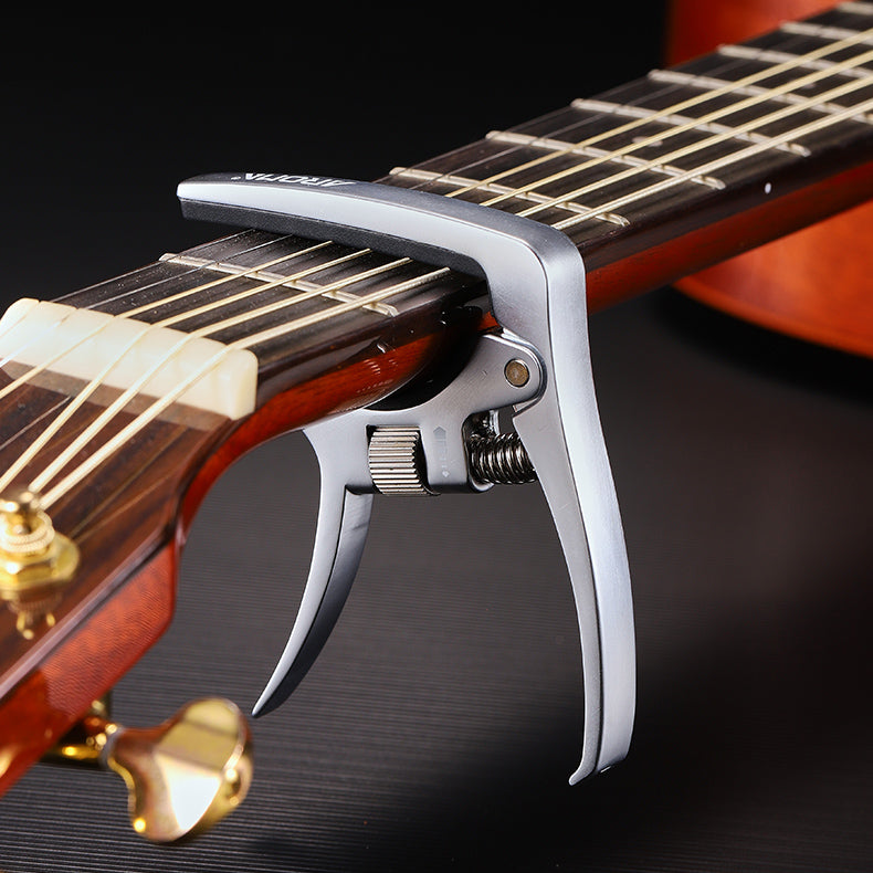 Universal Quick Change Guitar Capo - Zinc Alloy with Baked Paint Electroplated Finish for Acoustic and Electric Guitars
